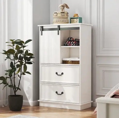 Cómoda Granjera con Puerta Corrediza