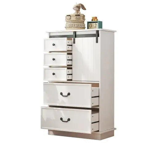 Cómoda Granjera con Puerta Corrediza